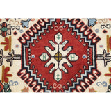 One of a Kind Yalameh Geometric Handmade Wool Persian Oriental Rug - 6'6" x 2'5" Runner