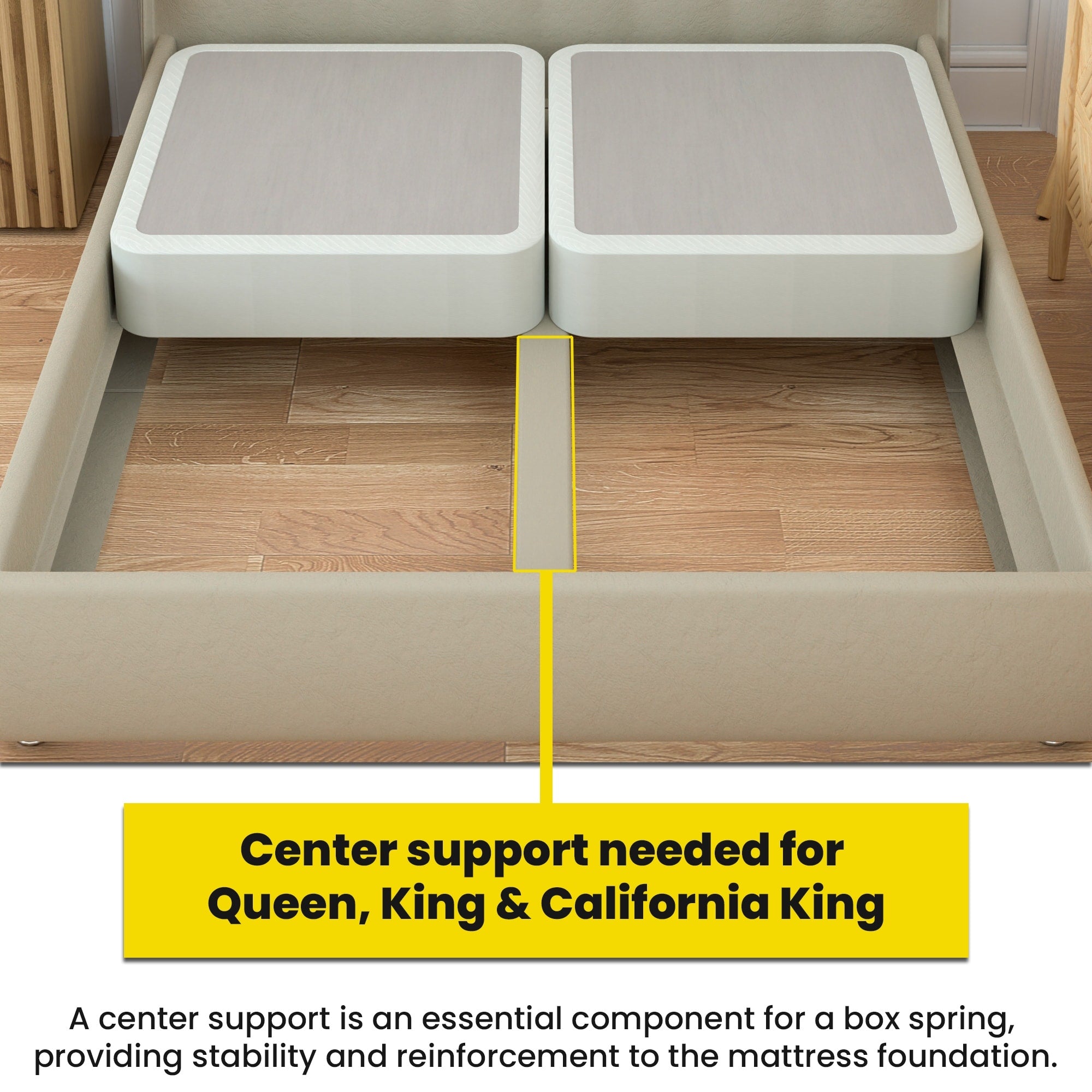 Split double box spring hotsell