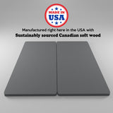 Onetan, 1.5" Split Fully Assembled Bunkie Board for Mattress/Bed Support