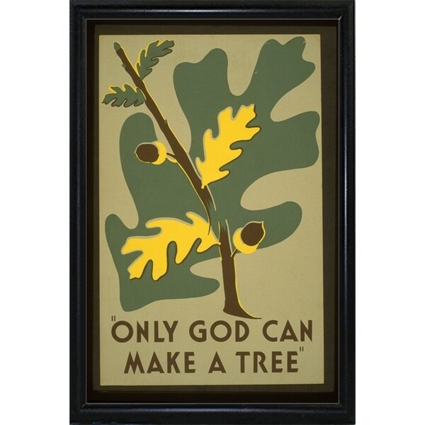 Only God-VINAPP122836 Framed Print 19.5"x13" by Vintage Apple Collection