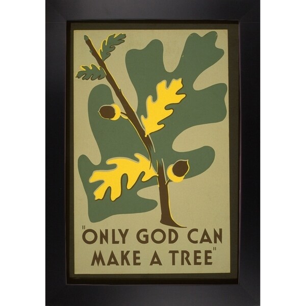 Only God-VINAPP122836 Framed Print 19.5"x13" by Vintage Apple Collection