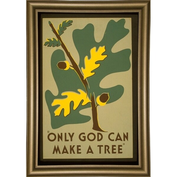Only God-VINAPP122836 Framed Print 19.5"x13" by Vintage Apple Collection