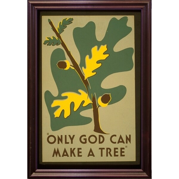 Only God-VINAPP122836 Framed Print 19.5"x13" by Vintage Apple Collection