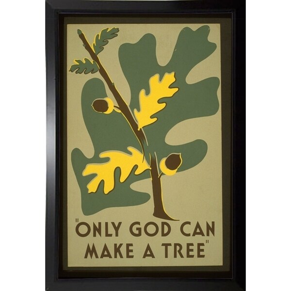 Only God-VINAPP122836 Framed Print 19.5"x13" by Vintage Apple Collection