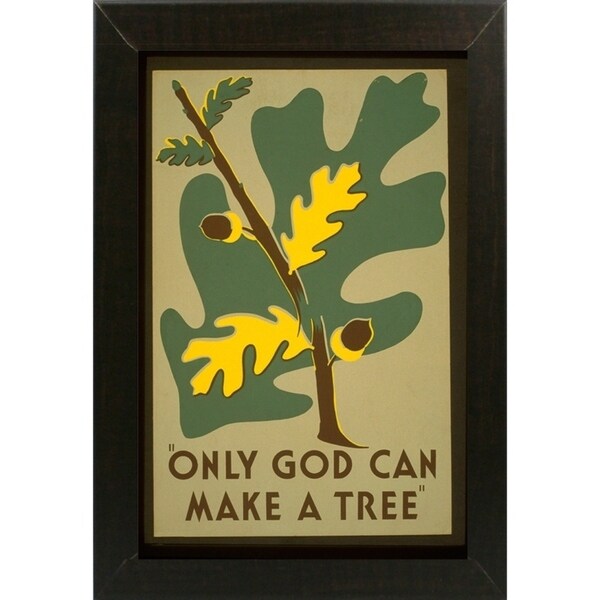 Only God-VINAPP122836 Framed Print 19.5"x13" by Vintage Apple Collection