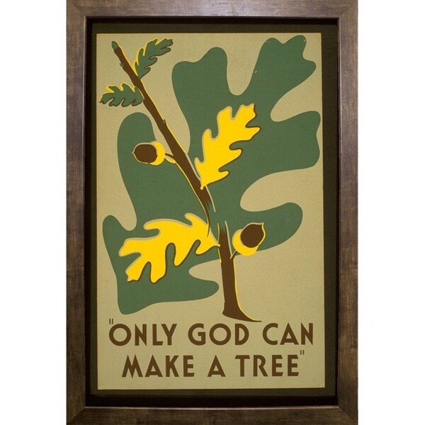 Only God-VINAPP122836 Framed Print 19.5"x13" by Vintage Apple Collection