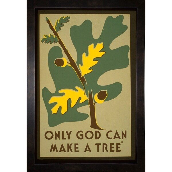 Only God-VINAPP122836 Framed Print 19.5"x13" by Vintage Apple Collection