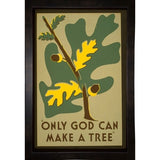 Only God-VINAPP122836 Framed Print 19.5"x13" by Vintage Apple Collection