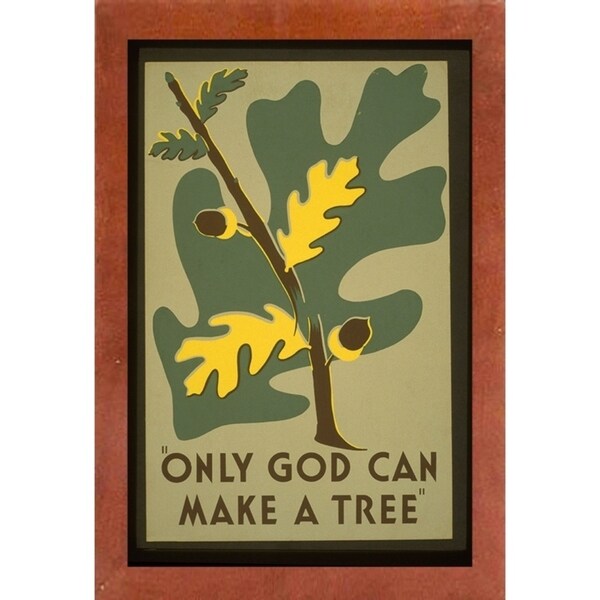 Only God-VINAPP122836 Framed Print 19.5"x13" by Vintage Apple Collection