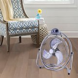 Optimus 20 Inch Grade Oscillating High Velocity Fan with Chrome Grill
