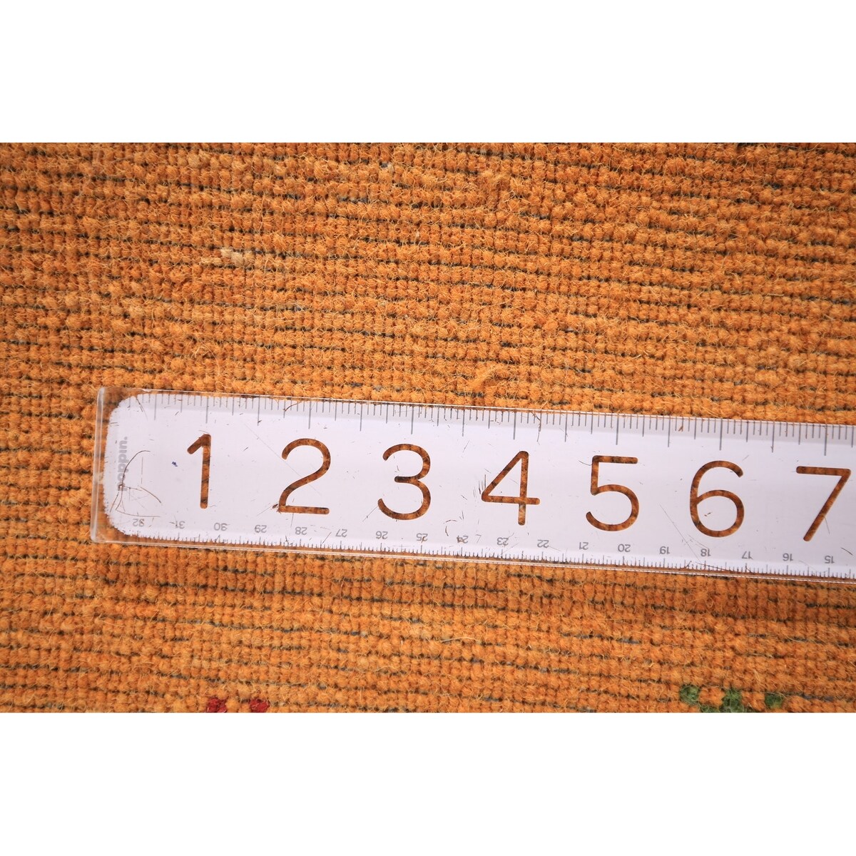 Orange Gabbeh Indian Foyer Rug Handmade Wool Carpet - 2'0" x 3'0"
