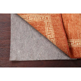 Orange Gabbeh Kashkoli Runner Rug Hand-knotted Oriental Wool Carpet - 2'7" x 9'0"