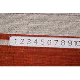 Orange Gabbeh Oriental Runner Rug Hand-Knotted Wool Carpet - 2'6"x 10'9"