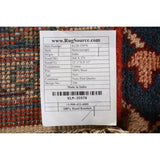 Orange Heriz Serapi Oriental Area Rug Handmade Wool Carpet - 8'11" x 12'1"