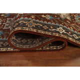 Orange Heriz Serapi Runner Rug Handmade Wool Carpet - 2'6"x 19'9"