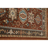 Orange Heriz Serapi Runner Rug Handmade Wool Carpet - 2'6"x 19'9"
