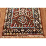 Orange Heriz Serapi Runner Rug Handmade Wool Carpet - 2'6"x 19'9"