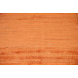 Orange Modern Gabbeh Oriental Area Rug Hand-Knotted Wool Carpet - 5'9" x 8'0"