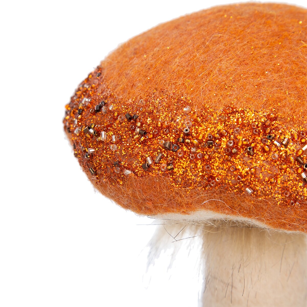 Orange Mushroom Décor