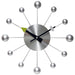Orb Spoke 15 inch Mid-Century Modern Ball Wall Clock - 15 Inch