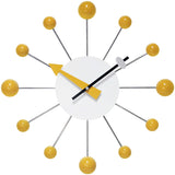 Orb Spoke 15 inch Mid-Century Modern Ball Wall Clock - 15 Inch