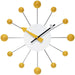 Orb Spoke 15 inch Mid-Century Modern Ball Wall Clock - 15 Inch