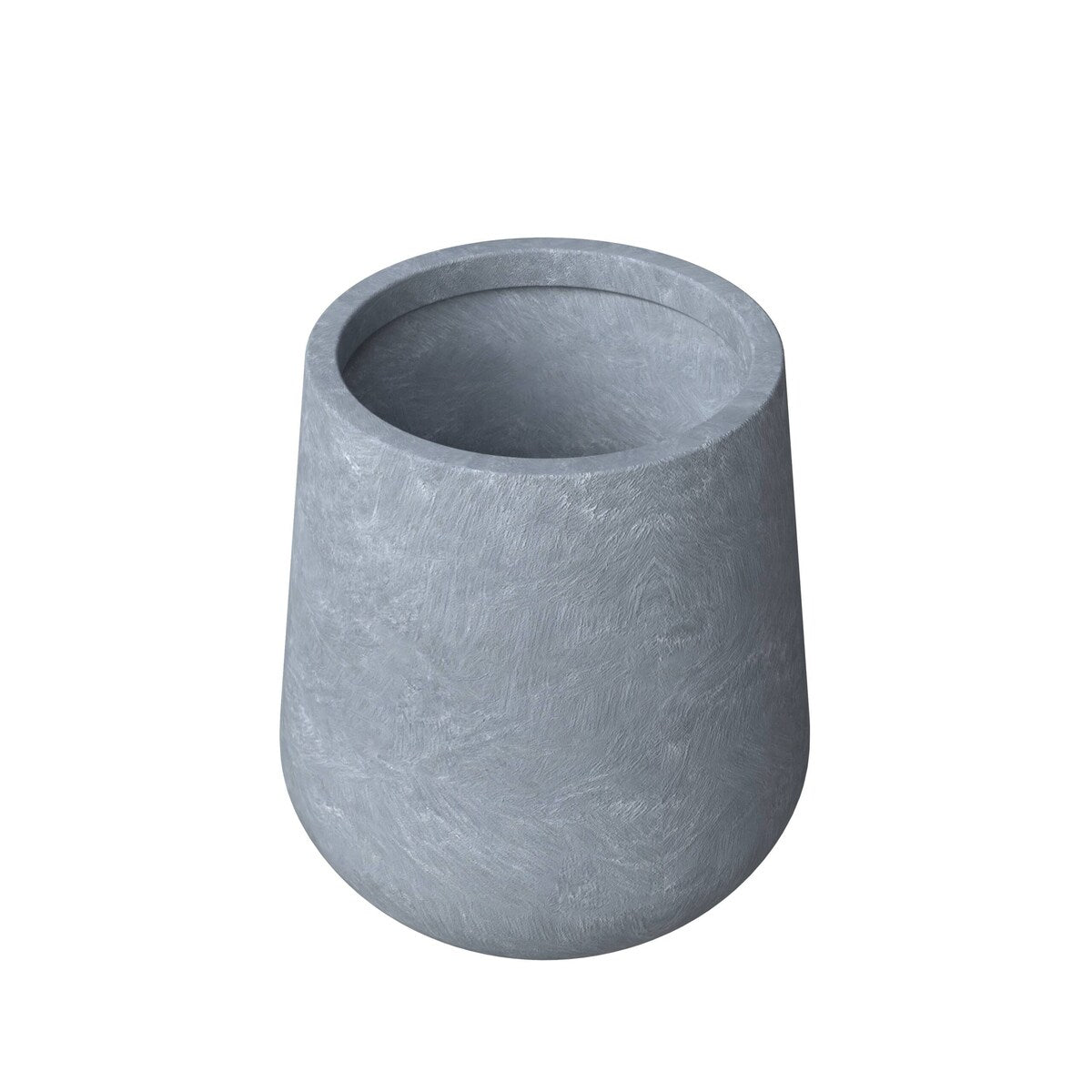 Orchid 4-Piece Round Modern Fiberstone and MgO Clay Decorative Planter Pot Set for Living Room Office Home Patio Porch Decor