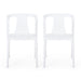 Orchid Outdoor Stacking Dining Chair (Set of 2) by Christopher Knight Home - 21.50" W x 19.50" D x 30.50" H