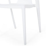 Orchid Outdoor Stacking Dining Chair (Set of 2) by Christopher Knight Home - 21.50" W x 19.50" D x 30.50" H
