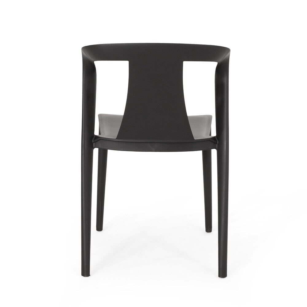 Orchid Outdoor Stacking Dining Chair (Set of 2) by Christopher Knight Home - 21.50" W x 19.50" D x 30.50" H