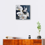 Orchid on Navy By Studio Arts Canvas Art Print