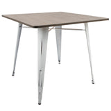 Carbon Loft Samira 36" Industrial Farmhouse Dining Table