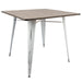 Carbon Loft Samira 36" Industrial Farmhouse Dining Table