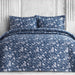 Azores Home Organic Cotton 300 Thread Count Printed Oversized Quilt Set