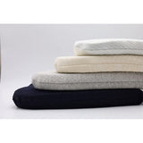 Organic Seat Cushion with Organic Heather Grey Cover, [GOL's and/or GOT's Certified Organic Materials]
