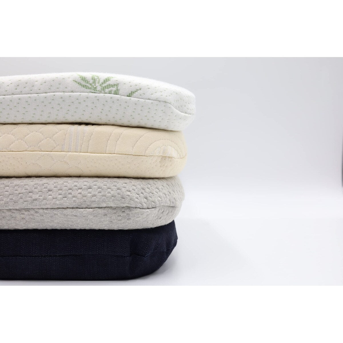 Organic Seat Cushion with Organic Heather Grey Cover, [GOL's and/or GOT's Certified Organic Materials]