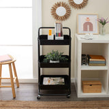 Organize It All 3 Tier Rolling Basket Cart
