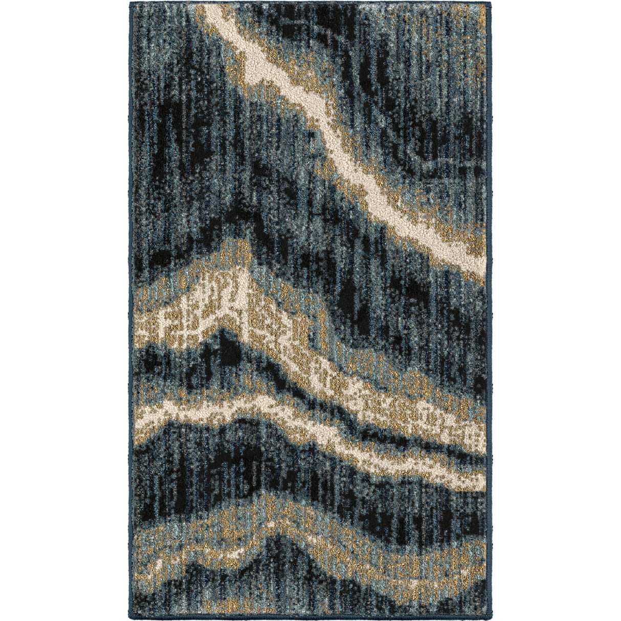Orian Rugs American Heritage Midnight Marble Blue