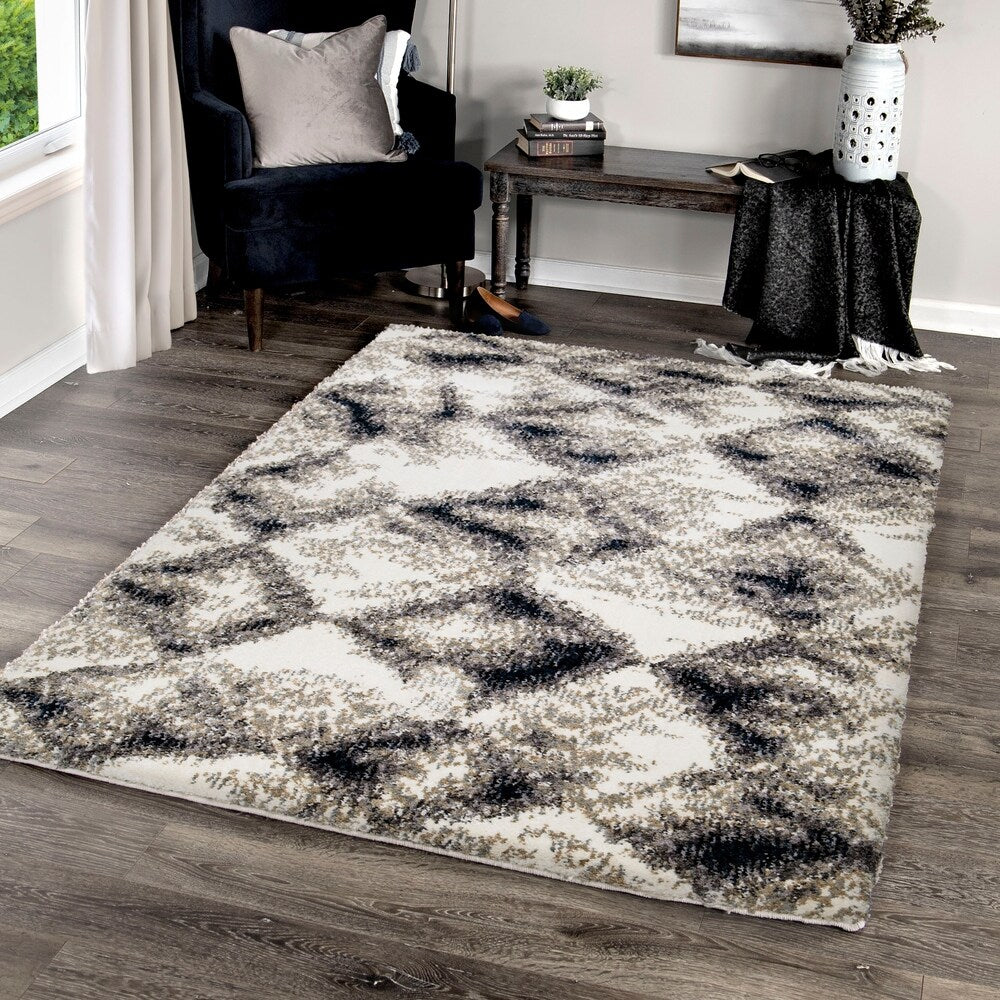 Orian Rugs Cotton Tail Ii Digital Stone White