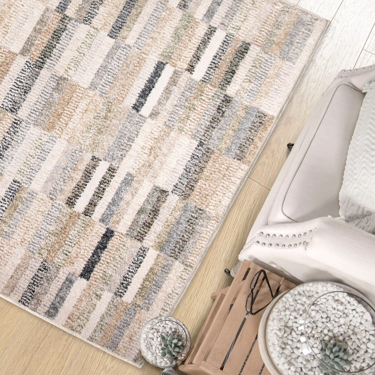 Orian Rugs Homebase Rag Time Area Rug