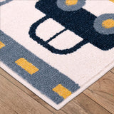 Orian Rugs Playroom Traffic White Stain Resistant Kids Area Rug