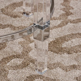 Orianna Round Glass End Table by Christopher Knight Home - 24"L x 24"W x 24"H