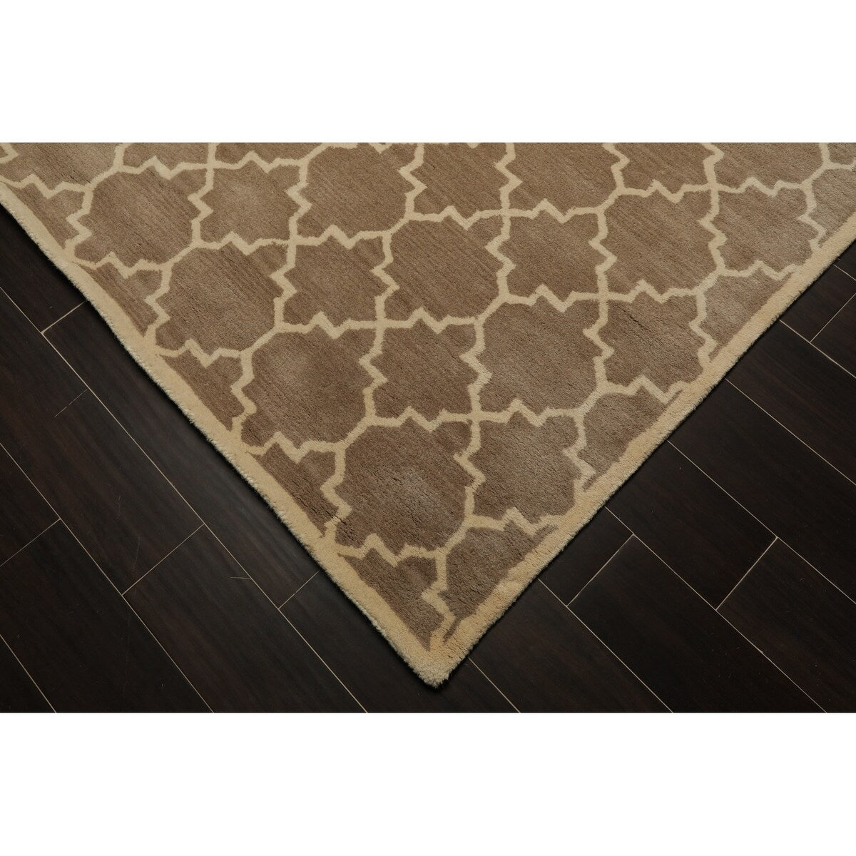 Oriental Area Rug Hand Tufted 100% Wool Contemporary Designer (8'x10') - 8' x 10'