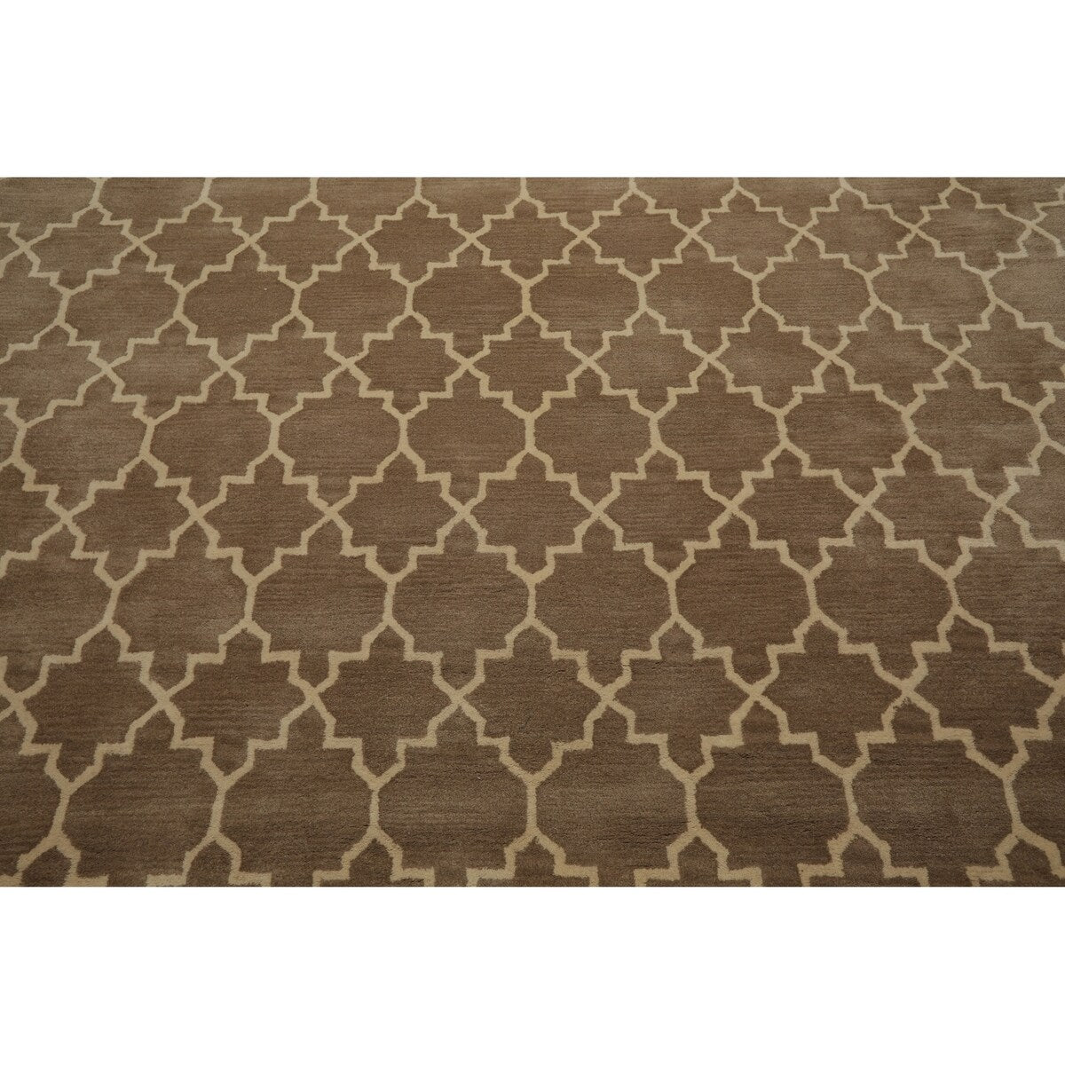 Oriental Area Rug Hand Tufted 100% Wool Contemporary Designer (8'x10') - 8' x 10'