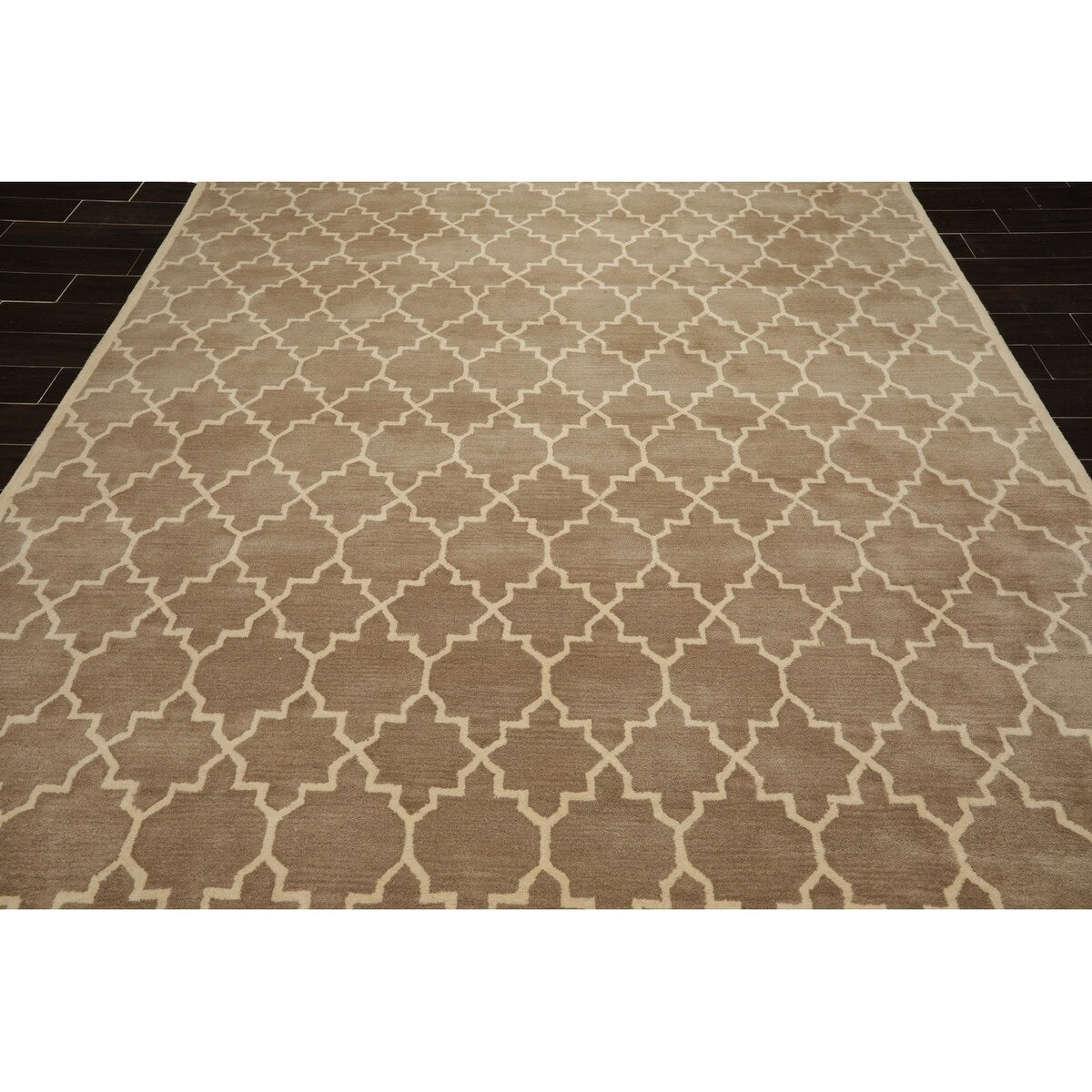 Oriental Area Rug Hand Tufted 100% Wool Contemporary Designer (8'x10') - 8' x 10'