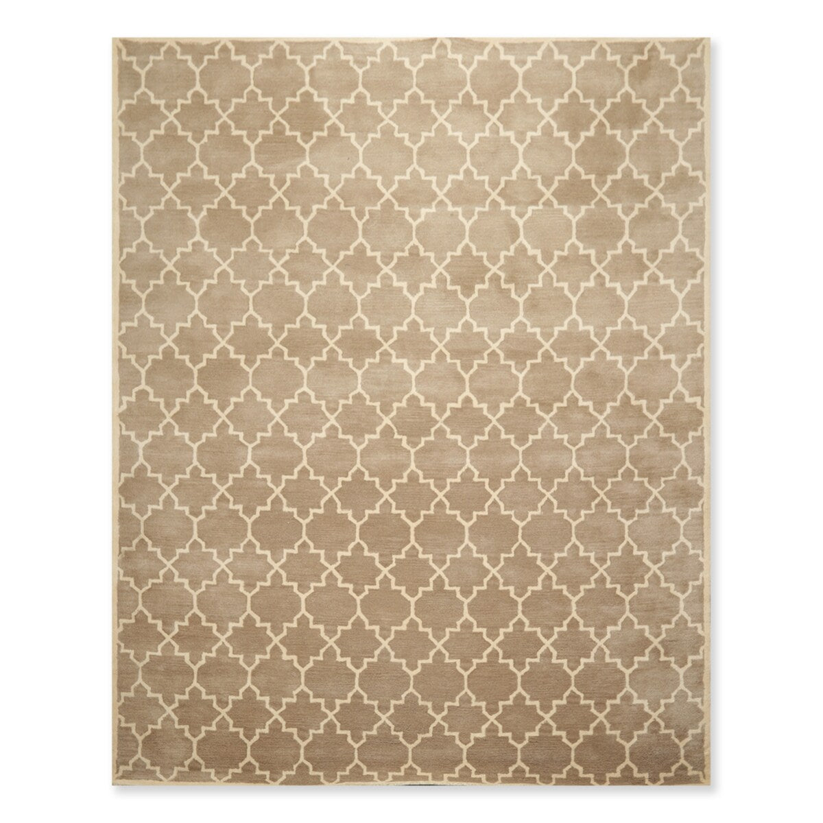 Oriental Area Rug Hand Tufted 100% Wool Contemporary Designer (8'x10') - 8' x 10'