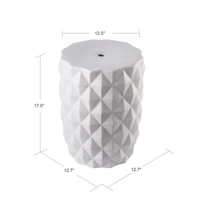 Oriental Chinese Glazed Porcelain Stool Table Indoor And Outdoor