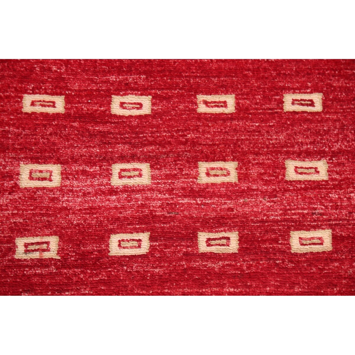 Oriental Gabbeh Kashkoli Hallway Runner Rug Wool Hand-knotted Carpet - 2'8" x 10'1"