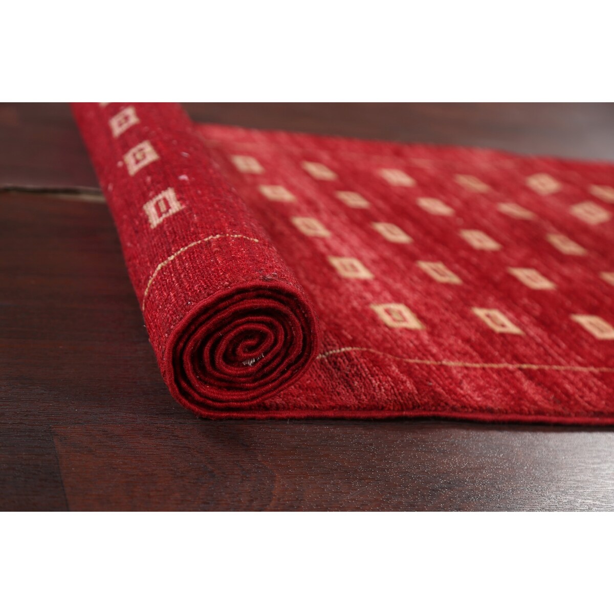 Oriental Gabbeh Kashkoli Hallway Runner Rug Wool Hand-knotted Carpet - 2'8" x 10'1"
