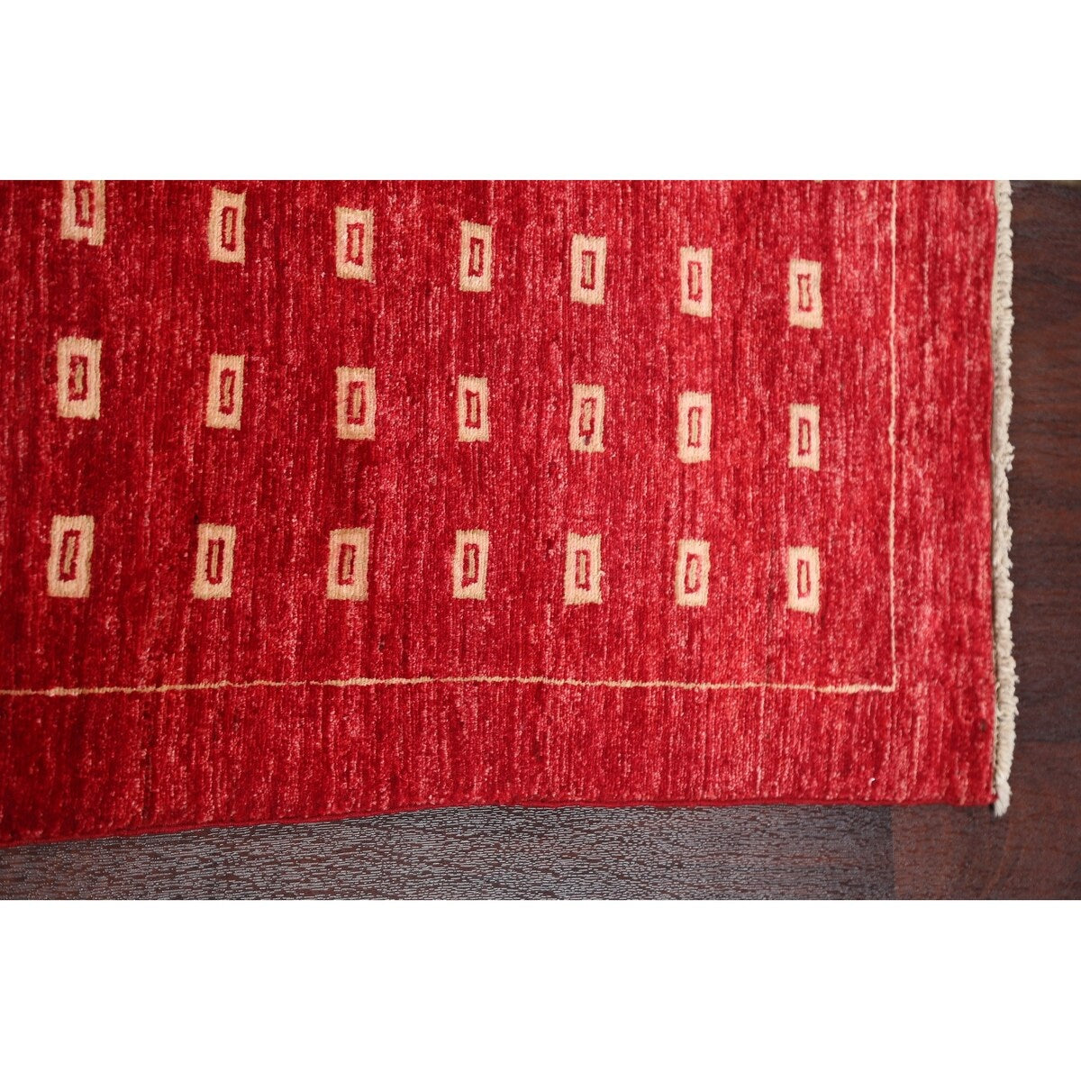 Oriental Gabbeh Kashkoli Hallway Runner Rug Wool Hand-knotted Carpet - 2'8" x 10'1"